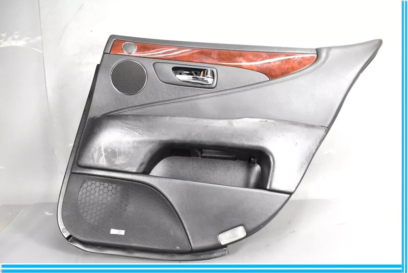 07-09 Lexus LS460 Rear Right Passenger Side Interior Door Panel Trim Black OEM