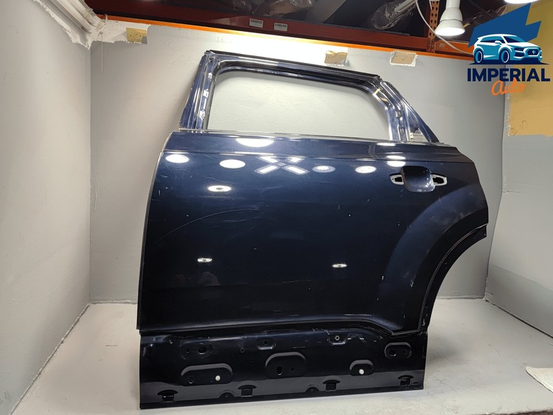 2017-2025 AUDI Q7 SQ7 REAR LEFT DRIVER SIDE DOOR SHELL PANEL BLUE LC5M OEM