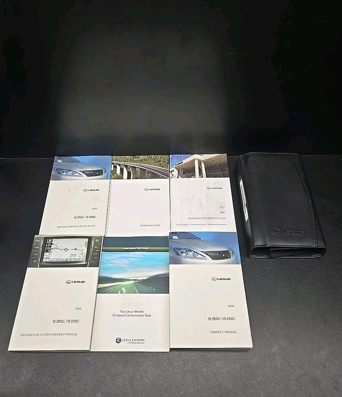 2010 Lexus IS350 IS250 Convertible Owners Manual OEM