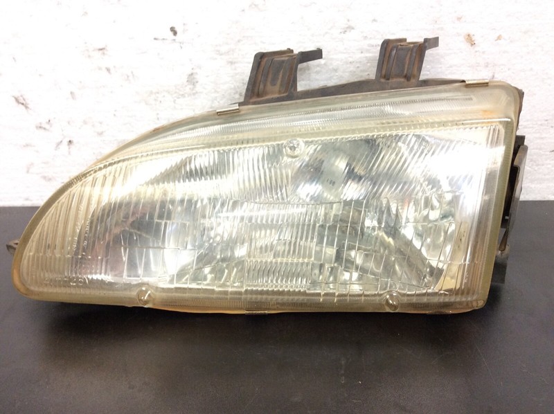 92-95 Civic Left Headlight Beam Unit Lamp Light Glass Lens Bracket OEM