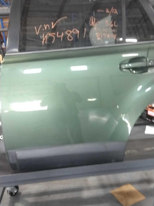 2012 Subaru Legacy Left Door Green PW PL OEM 130-50438AL 161k Miles