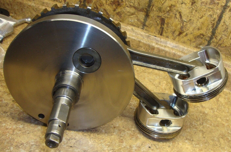 2001 Harley Davidson FXDL Dyna Glide Engine Crank Shaft Crankshaft Pistons Rods