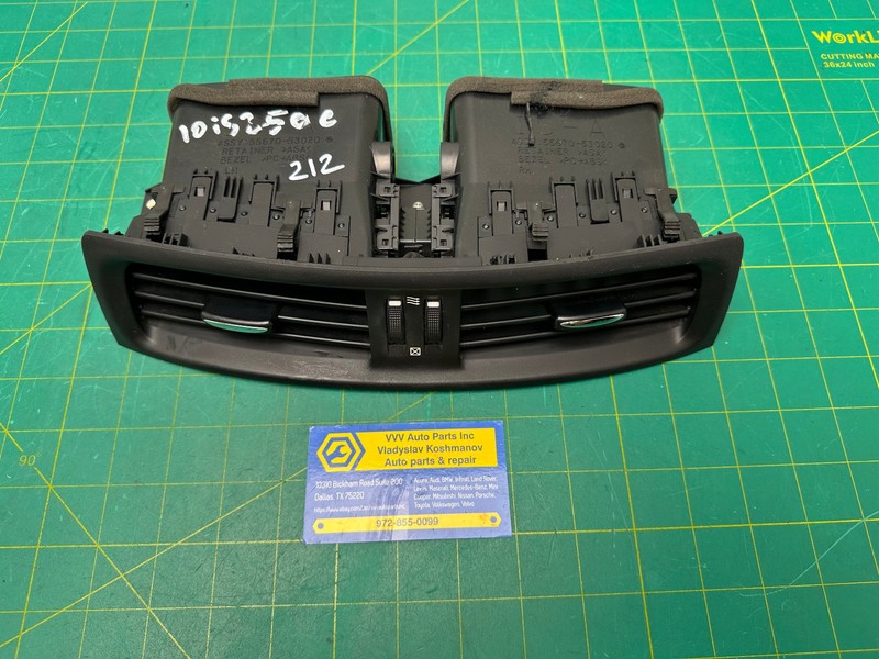 09-10 LEXUS IS250 IS350 FRONT CENTER DASH FRESH AIR VENT OEM