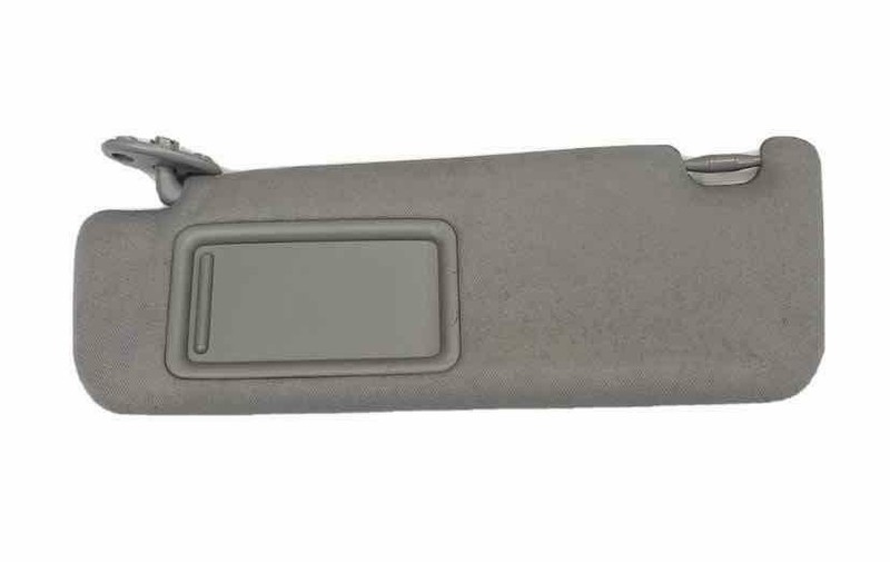 12 17 TOYOTA CAMRY SUN VISOR LEFT DRIVER SIDE W/O ILLUMINATION GRAY 7431006581B2