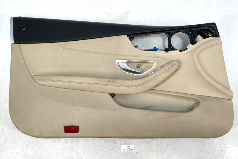 ✅ 17-21 OEM Mercedes C300 A205 C63 C43 Front Left Driver Side Door Panel Beige*