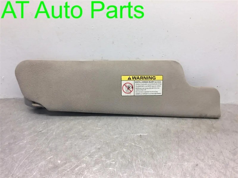 1997-1998 FORD F150 LEFT DRIVER SIDE SUN VISOR GRAY CLOTH OEM F85Z-1504105-CAC