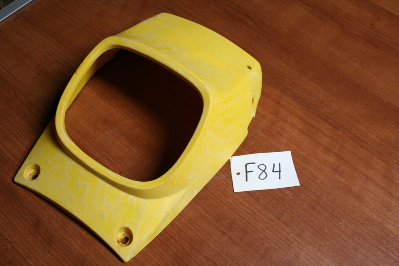1985 Yamaha YT 125 Headlight Housing Trim Bazel Plastic OEM 85 A
