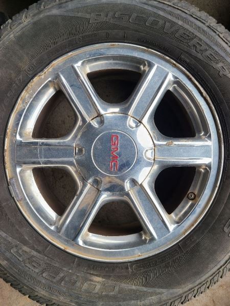 WHEEL 17X7 ALUMINUM 6 SPOKE POLISHED OPT N80 FITS 05-09 ENVOY 460037