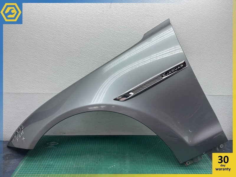 10-19 JAGUAR XJ XJR FRONT LEFT DRIVER SIDE FENDER WING Gray OEM