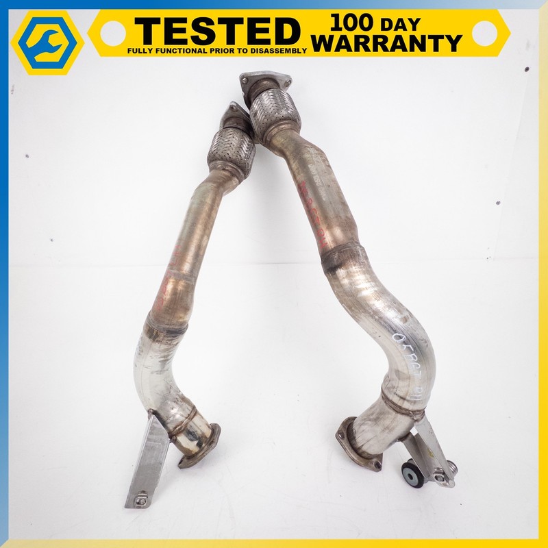 03-13 BENTLEY CONTINENTAL GT 6.0L LEFT & RIGHT SIDE EXHAUST DOWNPIPE SET OEM