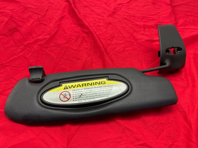 Porsche Carrera 911 Boxster Convertible Right Upper Sun Visor Shade Cover OEM✅