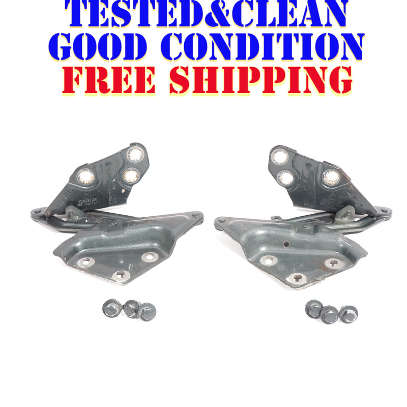 2004 - 2007 VOLKSWAGEN TOUAREG HOOD BONNET HINGE LEFT & RIGHT SET OF 2 OEM