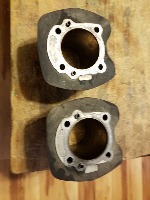 Pair 2 Harley Davidson Motorcycle black cylinders H-D 16593 - 99