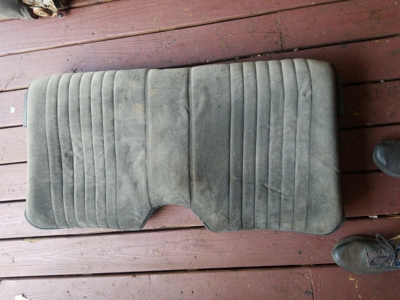 93-02 CAMARO Z28 RS REAR TOP BACK SUPPORT SEAT GRAY USED OEM