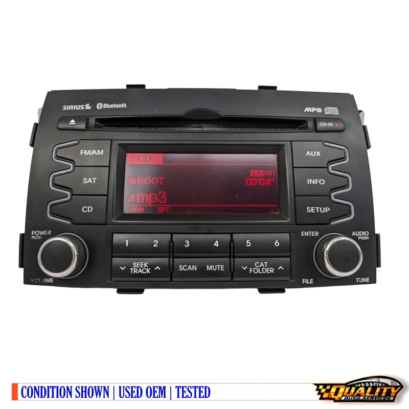 2011 2012 2013 Kia Sorento Radio Stereo Receiver Player 96140-1U200 TESTED!