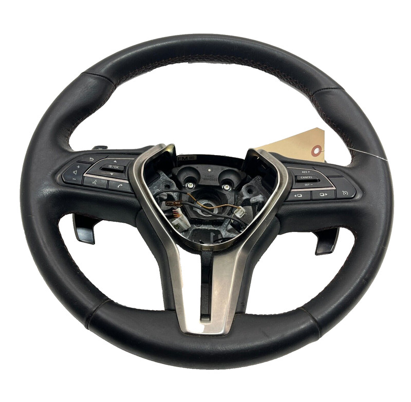 2018 - 2020 Infiniti Q50 Red Sport 400 Steering Wheel W/ Shifters OEM