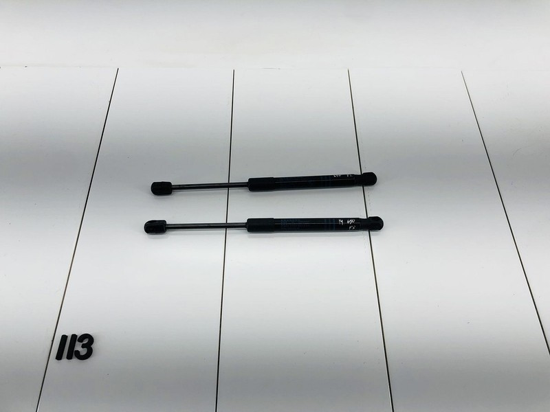 12-18 BMW 650I XDRIVE RIGHT & LEFT SIDE HOOD LIFT CYLINDER SUPPORT SET OF 2 OEM