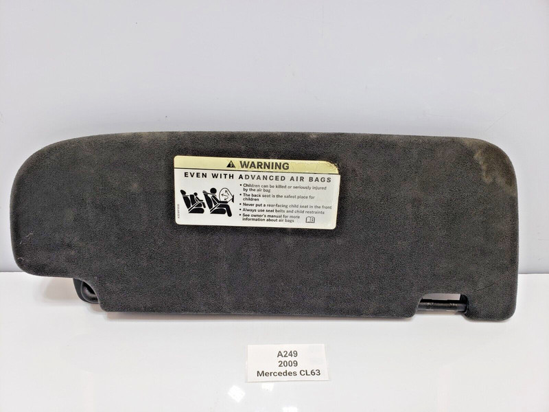 ✅ 07-13 OEM Mercedes C216 CL63 S550 Front Left Driver Side Sun Visor Sunvisor *