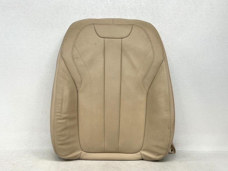 ⭐2014-2018 BMW X5 FRONT RIGHT PASS SIDE UPPER SEAT CUSHION BEIGE OEM LOT2473