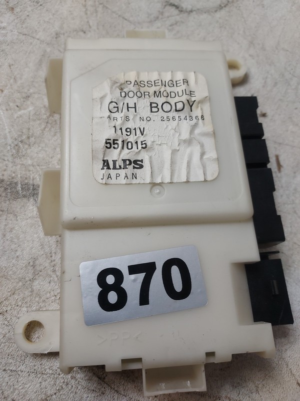 2000-2005 Buick Aurora Passenger Side Door Control Module 25654366 OEM