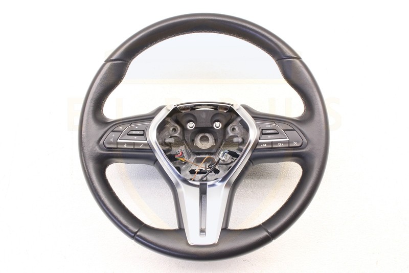 INFINITI Q50 20 21 22 23 24 LEATHER STEERING WHEEL WITH SWITCHES W/O NAVIGATION