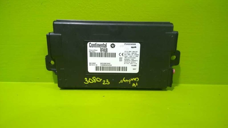16 DODGE CHALLENGER KEYLESS ENTRY THEFT LOCKING CONTROL MODULE OEM 3080-23