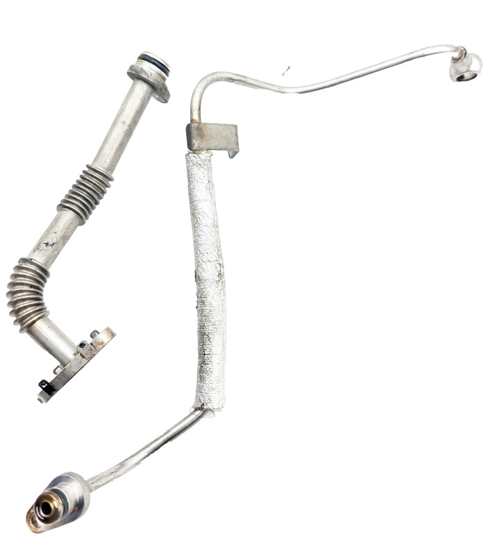 14-20 Maserati SQ4 Quattroporte Left Turbo Oil Feed Lines Pair OEM