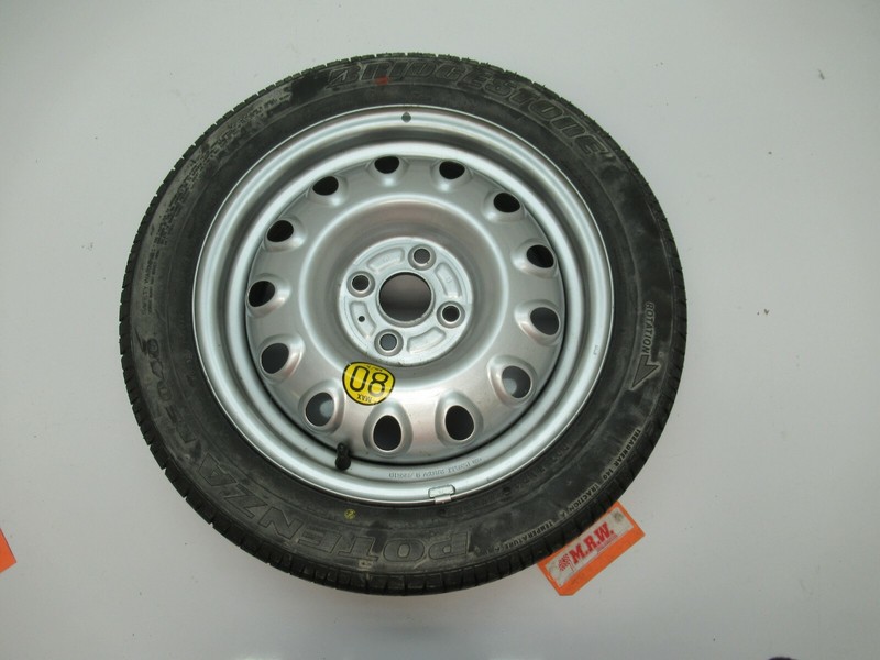 SPARE TIRE WHEEL RIM STEEL 15X6 185-55R15 XJ BRIDGESTONE for 03 04 05 MR2 SPYDER