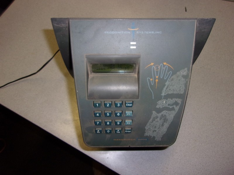 Handpunch Recognition System 2000 Automated Time Punch Clock *FREE SHIPPING*