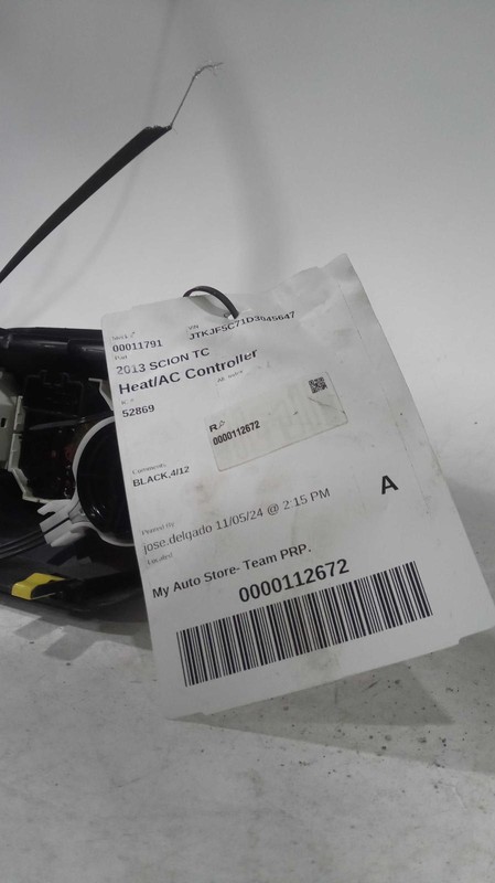 2013 Scion tC A/C Selector Switch OEM Black 75K Miles NJ25-11791-346922