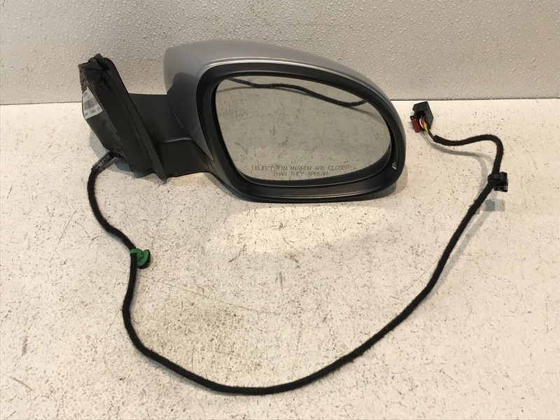 2009-18 VOLKSWAGEN TIGUAN Right RH Passenger Side Door Mirror Power OEM Silver