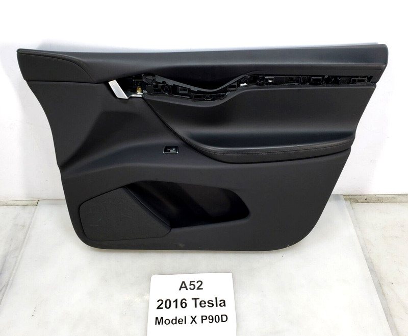 ✅16-20 OEM Tesla Model X Front Right Passenger Side Door Panel Trim Card Assy