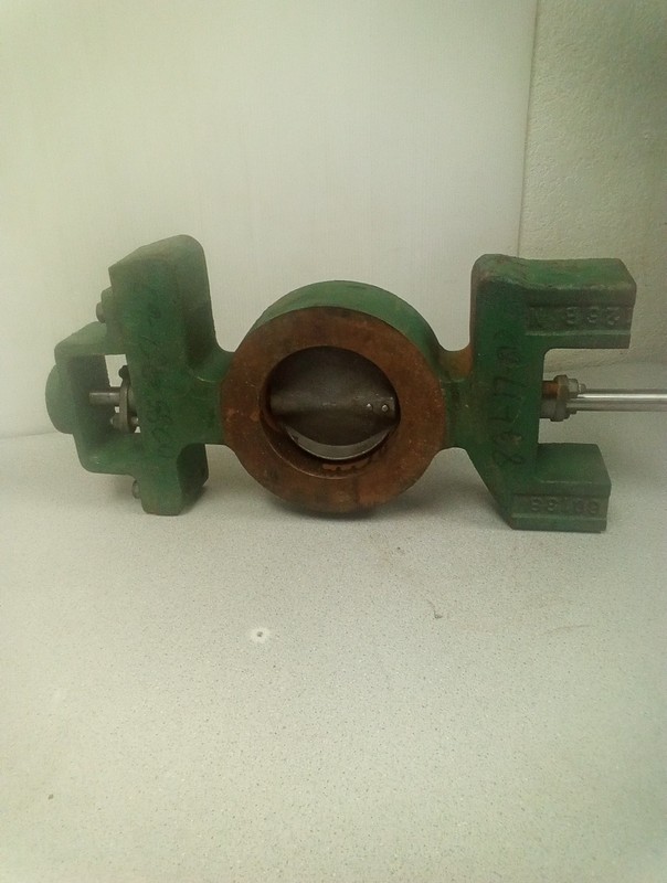 Fisher Controls 4"Type 7600. Butterfly Valve
