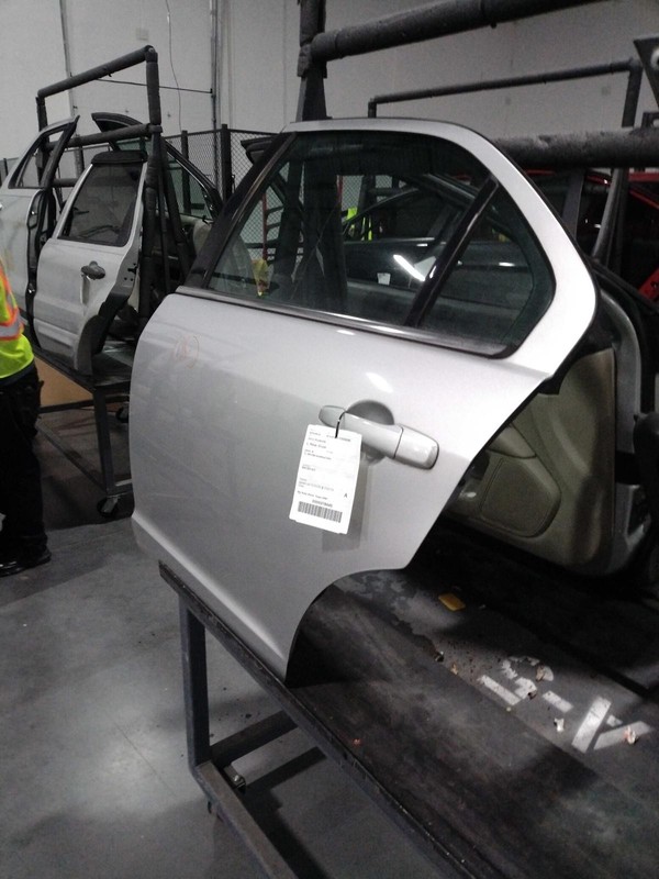 Ford Fusion 2012 Left Rear Door Silver 179558 8445