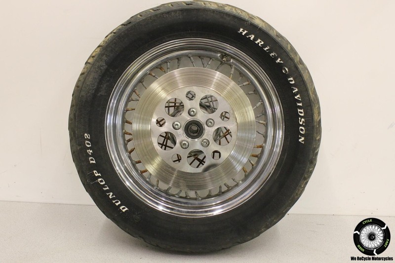 1997 Harley-Davidson Sportster 883 Rear Wheel Back Rim W Tire Brake Rotor XL 97