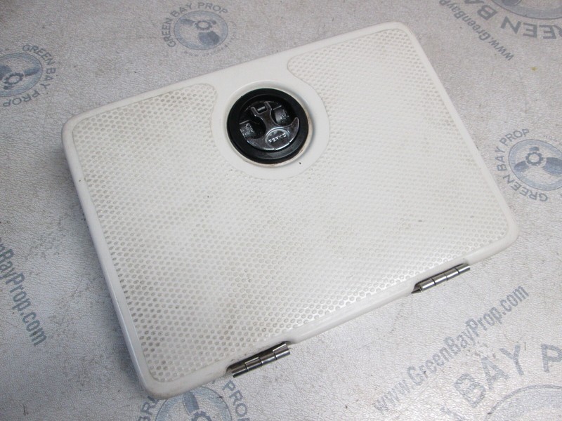 2006 Tahoe Q4 Boat Rear White Stern Storage Compartment Cover & Perko Handle