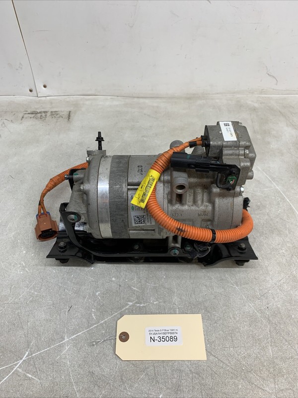 12-15 Tesla Model S HVCC Electric Air A/C Compressor Pump 1028398-00-E 35089 S2