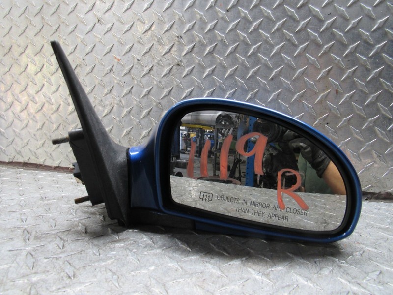 2004-2009 KIA SPECTRA 2.0L RIGHT PASSENGER SIDE VIEW MIRROR POWER HEADTED BLUE