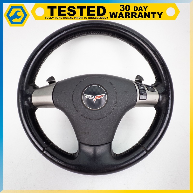 05-13 CHEVROLET CORVETTE C6 STEERING WHEEL SHIFT PADDLE RADIO CONTROL SWITCH OEM