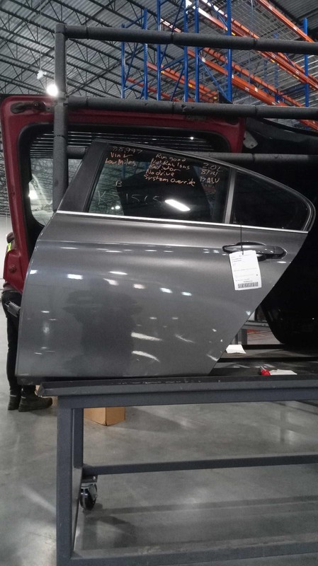 2015 BMW 328I Left Door Grey 4DR PW PL OEM Used 88K Miles K51565