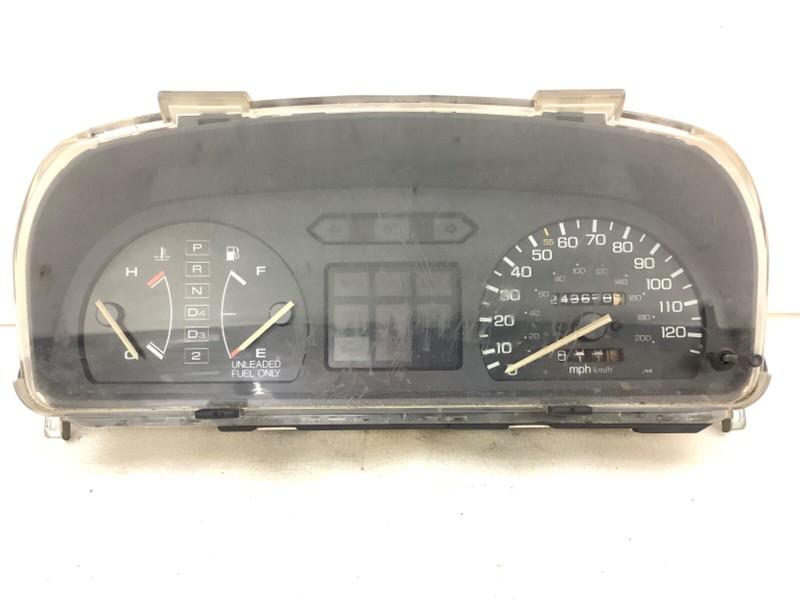 90-91 Civic 3Dr DX AT Instrument Cluster Speedo Tacho Dash Meter Gauges 243k OEM