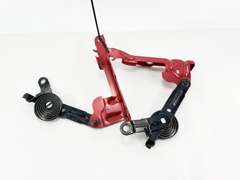 2007-2013 Chevy Silverado GMC Sierra Hood Hinges Left Right Pair Red Painted OEM