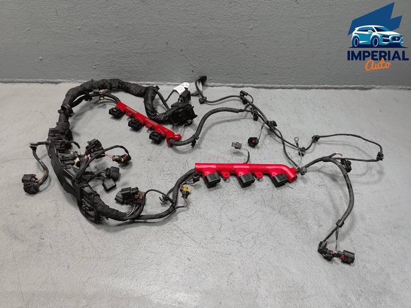 AUDI Q7 2017-2019 3.0L GAS ENGINE IGNITION WIRE WIRING HARNESS OEM