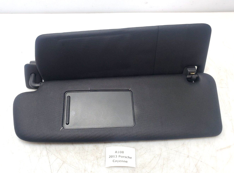 ✅ 2011-2018 OEM Porsche Cayenne 958 Front Left Driver Side Sun Visor Black NOTE*