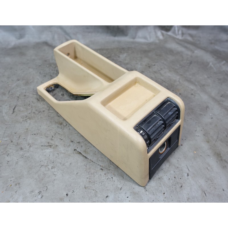 1989-1990 BMW E34 5-Series Early Model Center Console w/ Vents Natural Beige OEM