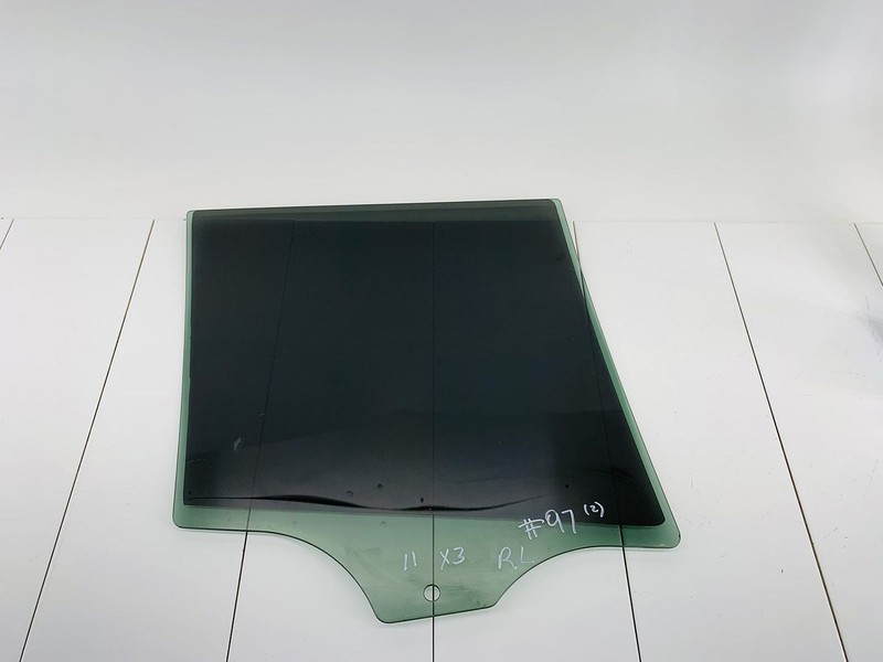 11-14 BMW X3 F25 REAR LEFT DRIVER SIDE DOOR WINDOW GLASS OEM #97