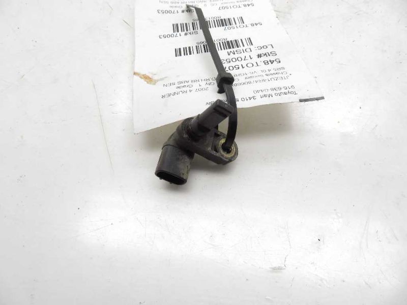 2007 TOYOTA 4RUNNER SR5 4.0L PASSENGER SIDE REAR ABS SENSOR ASSEMBLY