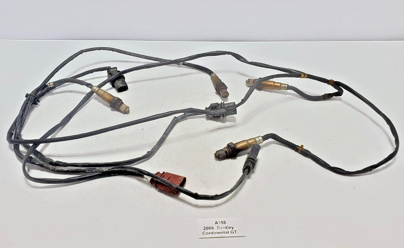 ✅ 03-18 OEM Bentley Continental GT 6.0L Front Rear Oxygen O2 Sensor Lambda SET