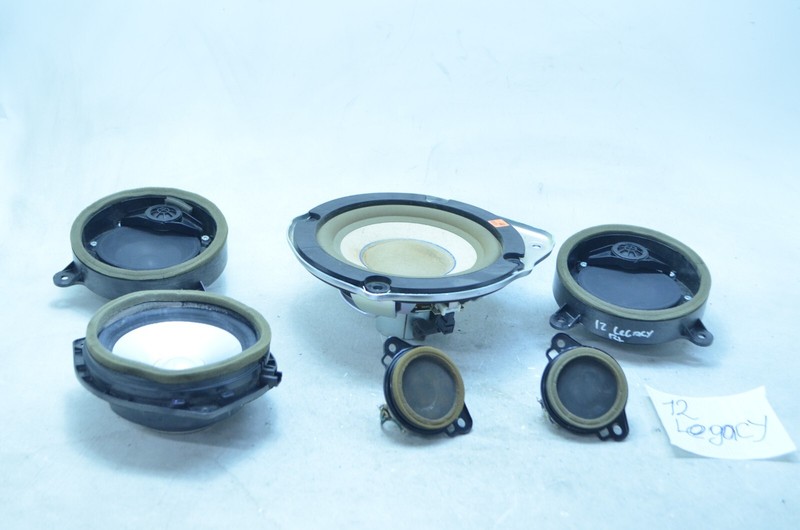 10-14 SUBARU LEGACY INTERIOR SPEAKER SET OF 6 ITEMS OEM