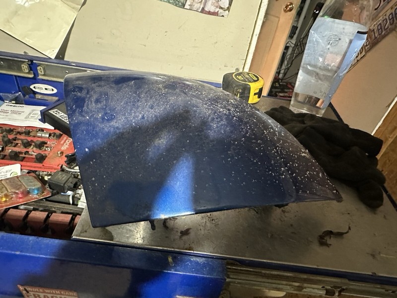 91-99 3000GT STEALTH OEM LH Driver Side Quarter Panel Filler - Blue